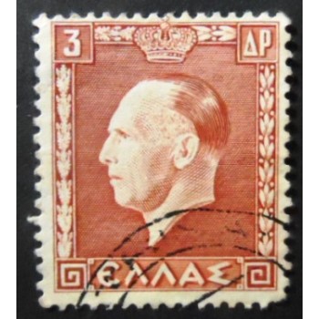 Selo postal da Grécia de 1937 King George II