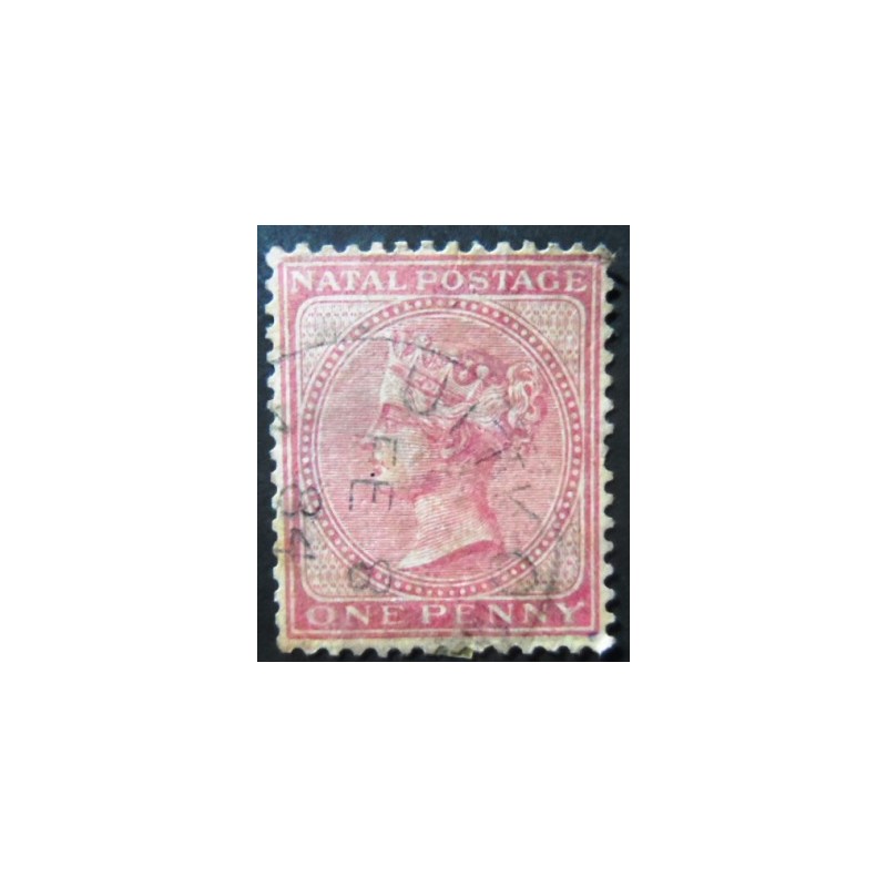 Selo postal de Natal de 1874 Queen Victoria 1