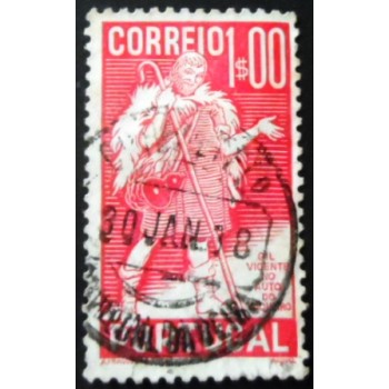 Imagem similar à do selo postal de Portugal de 1937 Gil Vicente 1