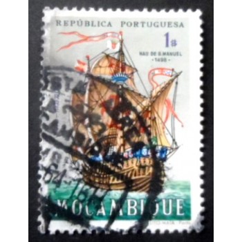 Selo postal de Moçambique de 1963 - Carack Don Manuel U