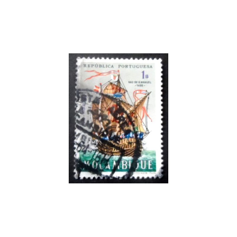 Selo postal de Moçambique de 1963 - Carack Don Manuel U