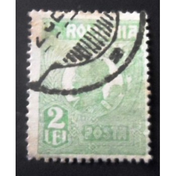 Selo postal da Romênia de 1926 Ferdinand I 2II