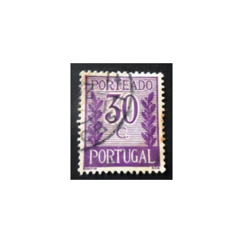 Selo postal de Portugal de 1940 Postage Due 30C