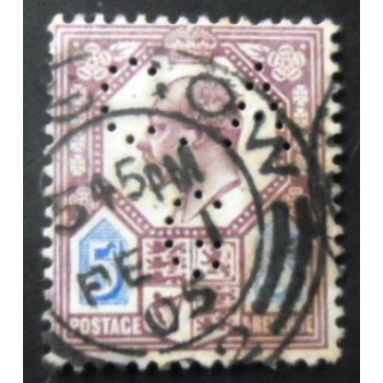 Selo postal do Reino Unido de 1902 King Edward VII