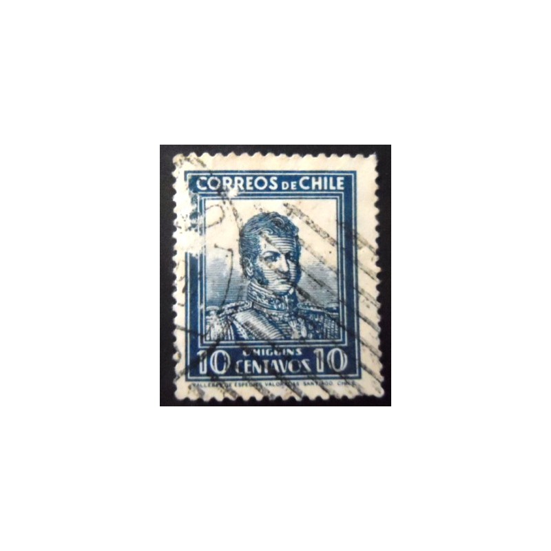 Selo postal do Chile de 1932 Bernardo O’Higgins