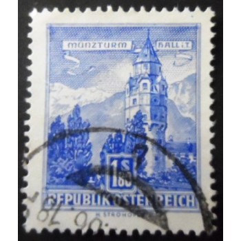 Imagem similar à do selo postal da Áustria de 1960 - Mint Tower U