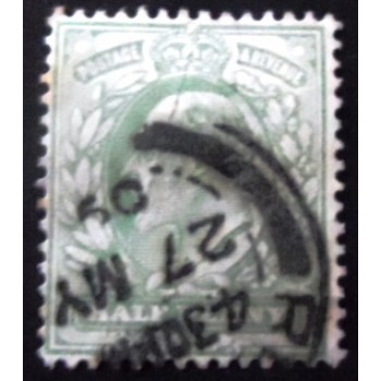 Imagem similar à do selo postal do Reino Unido de 1904 King Edward VII