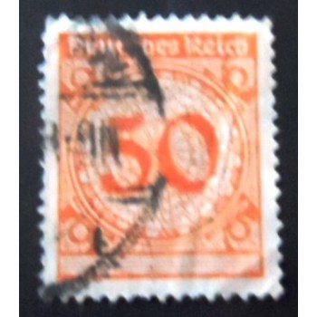 Imagem similar à do selo da Alemanha Reich de 1923 - Rentenmark only numeral 50