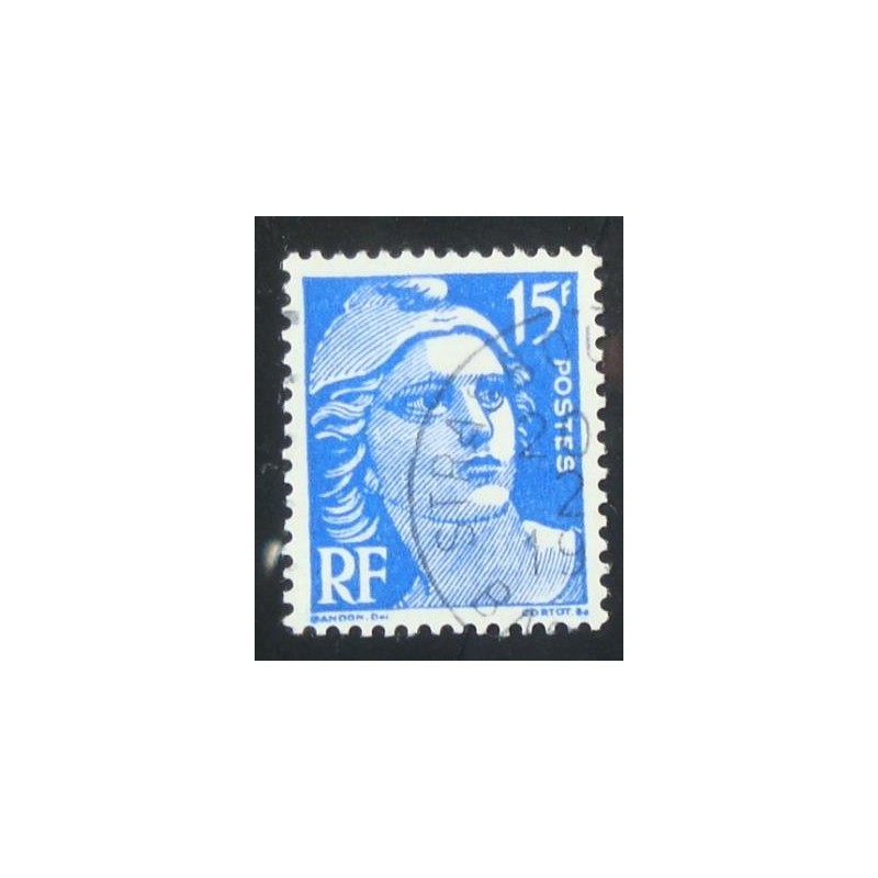 Imagem similar à do selo postal da França 1951 Marianne type Gandon 15