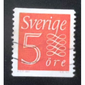 Imagem similar à do selo postal da Suécia de 1961 New Numeral type 5 bA