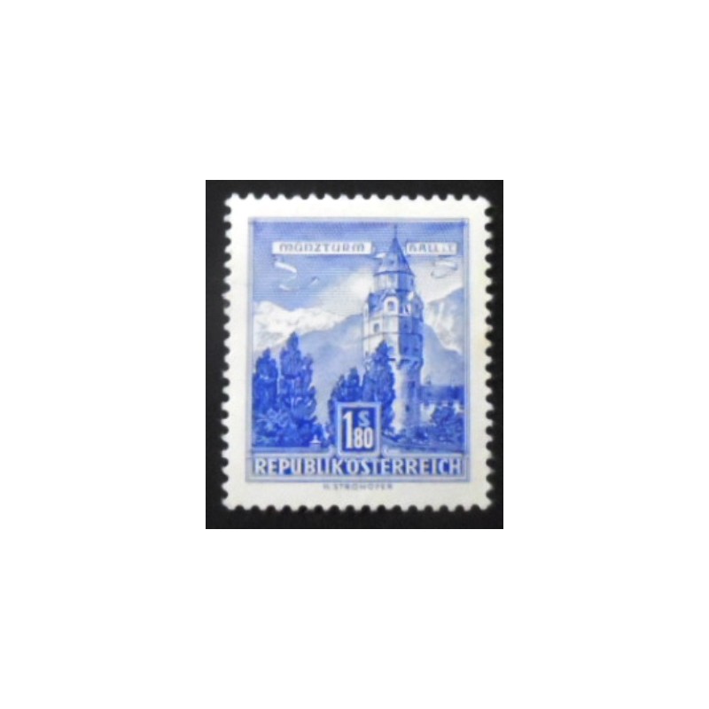 Selo postal da Áustria de 1960 - Mint Tower M Y