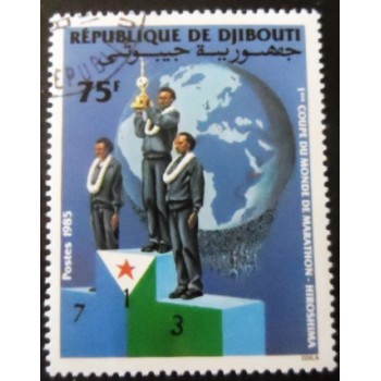 Selo postal de Djibouti de 1985 Winners