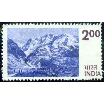 Imagem similar à do selo postal da Índia de 1975 Himalayas