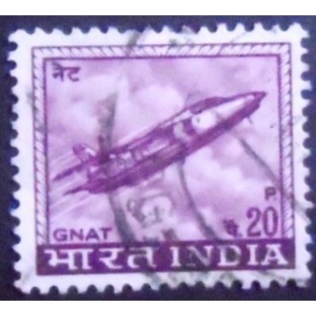 Imagem similar à do selo postal da Índia de 1967 Hindustan Aircraft U