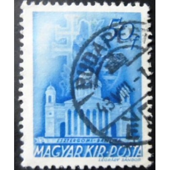 Imagem similar à do selo postal da Hungria de 1943 Esztergom Cathedral