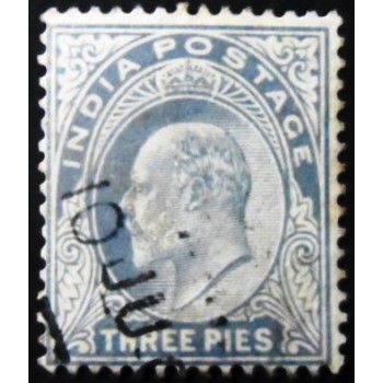 Imagem similar à do selo postal da Índia de 1902 King Edward VII
