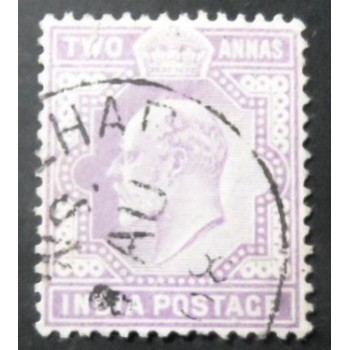Selo postal da Índia de 1903 King Edward VII 2