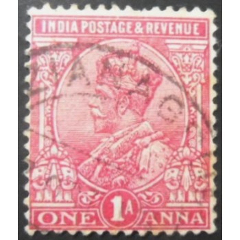 Imagem similar à do selo postal da Índia de 1965 King George V 1 U