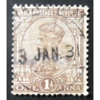 Imagem similar à do selo postal da Índia de 1922 King George V 1