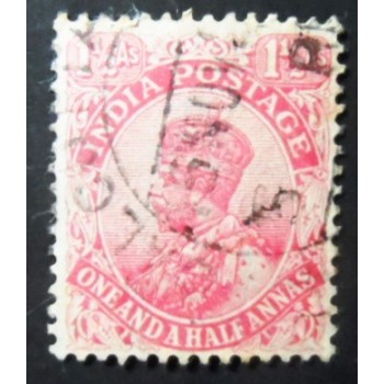 Selo postal da Índia de 1926 King George V 1½