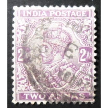 Selo postal da Índia de 1926 King George V 1  U