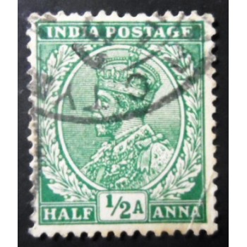 Imagem similar à do selo postal da Índia de 1934 King George V ½