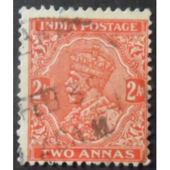 Imagem similar à do selo postal da Índia de 1934  King George V 2