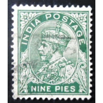 Imagem similar à do selo postal da Índia de 1931 King George V ½ Oficial