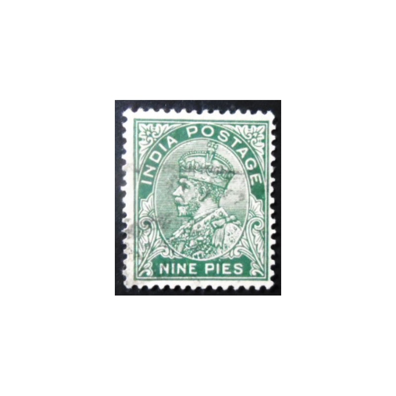 Imagem similar à do selo postal da Índia de 1931 King George V ½ Oficial