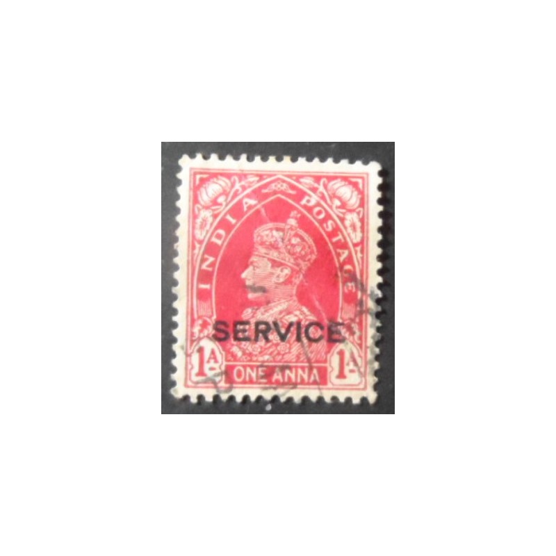 Imagem similar à do selo postal da Índia de 1937 King George V 1 Oficial