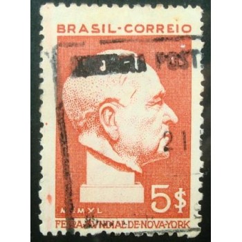 Selo postal do Brasil de 1940 Presidente Vargas