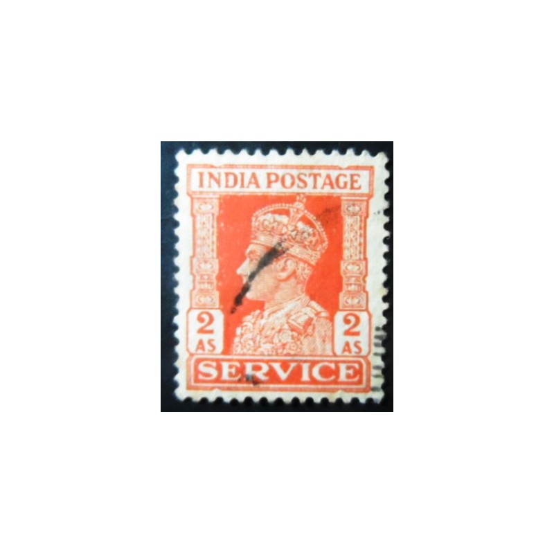 Imagem similar à do selo postal da Índia de 1939 King George VI 2