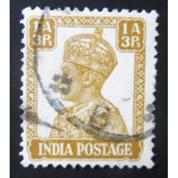 Selo postal da Índia de 1941 King George VI 1'3