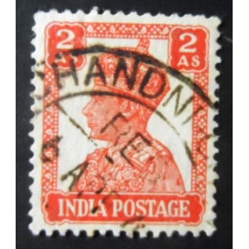 Imagem similar à do selo postal da Índia de 1941 King George VI 2