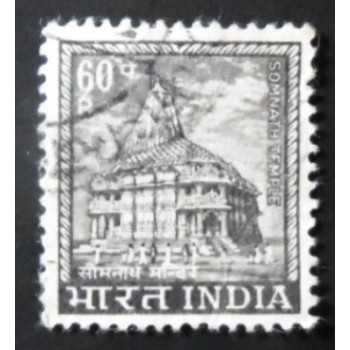 Imagem similar à do selo postal da Índia de 1967 Somnath Temple U