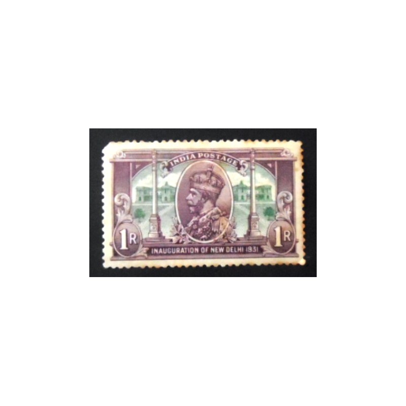 Selo postal da Índia de 1931 Dominion Columns and the Secretariat