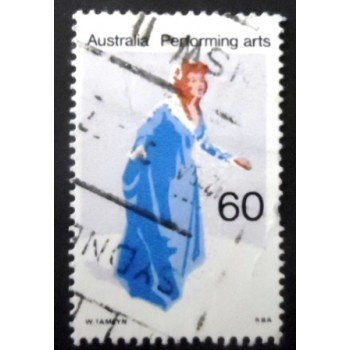 Imagem similar á do selo postal da Austrália de 1977 Performing Arts Opera