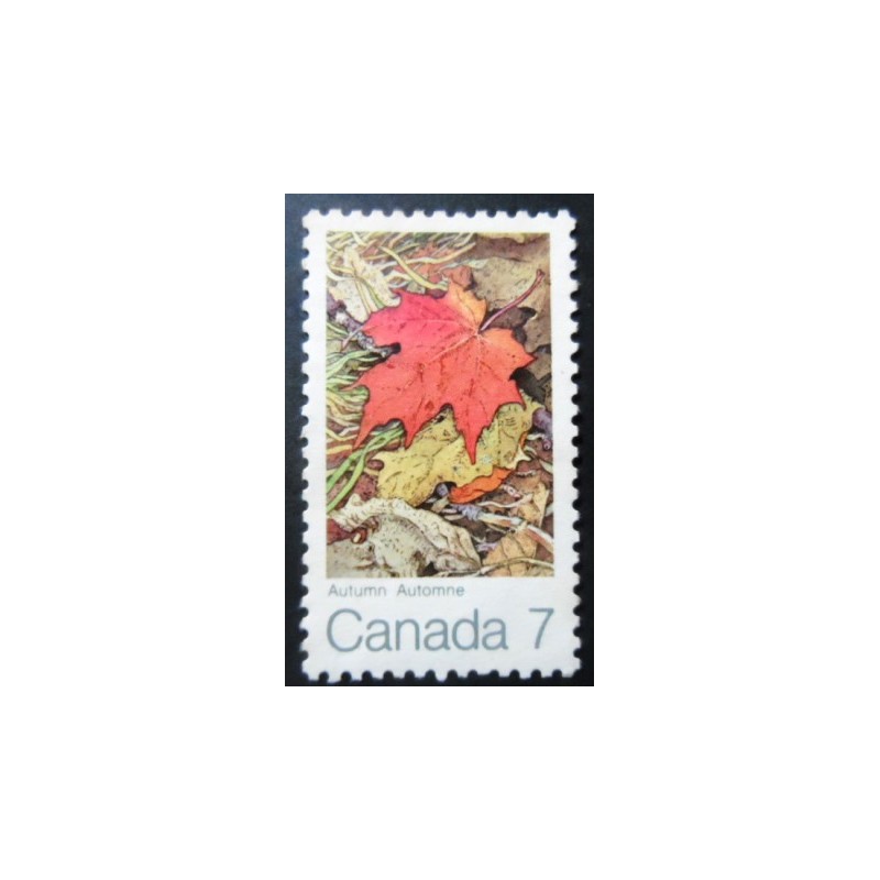 Selo postal do Canadá de 1971 Autumn