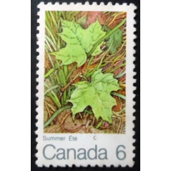 Selo postal do Canadá de 1971 Summer