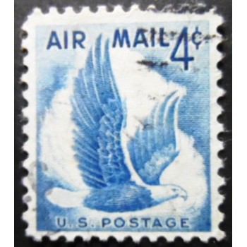 Imagem similar à do selo postal dos Estados Unidos de 1954 Bald Eagle 4