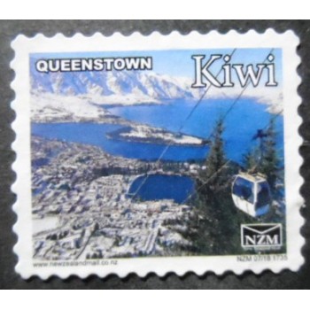 Selo postal da Nova Zelândia de 2018 Queenstown