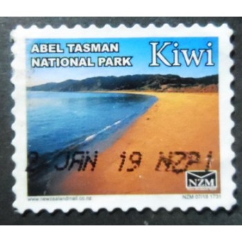 Selo postal da Nova Zelândia de 2018 Abel Tasman National Park