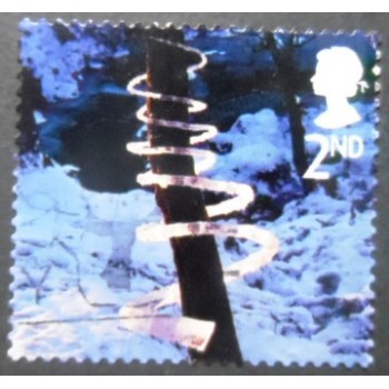 Selo postal do Reino Unido de 2003 Ice Spiral