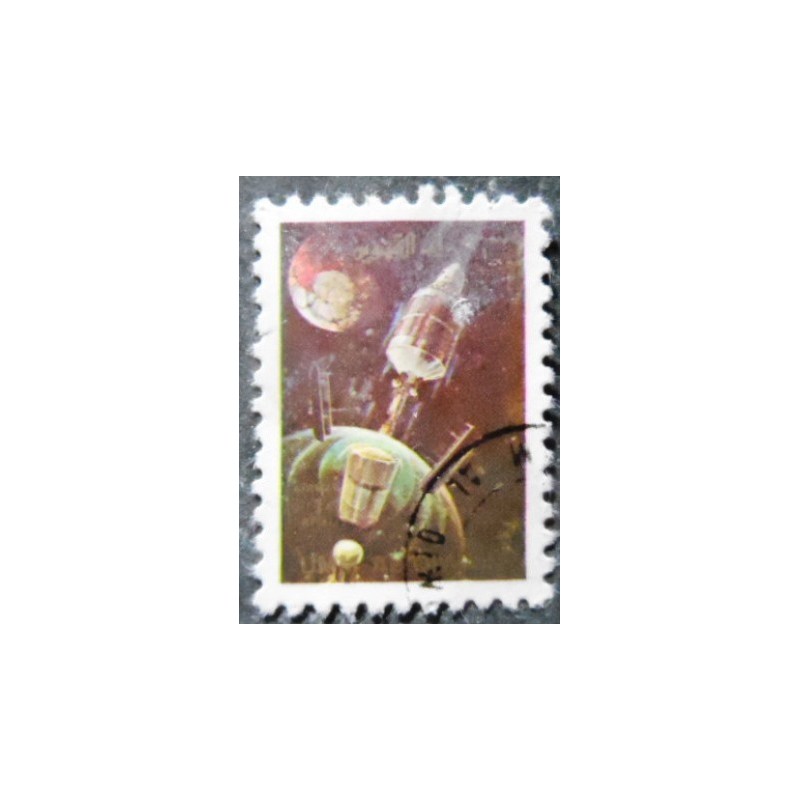 Selo postal de Umm Al Qwain de 1972 Spacecraft (c)