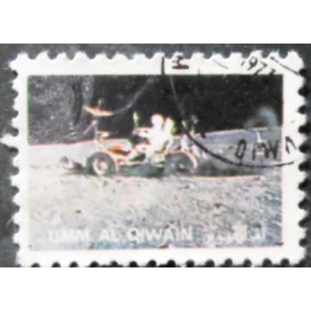 Selo postal de Umm Al Qwain de 1972 Space 5