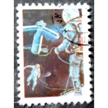 Selo postal de Umm Al Qwain de 1972 Space 8