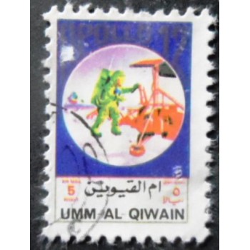 Selo postal de Umm Al Qwain de 1972 Apollo 12