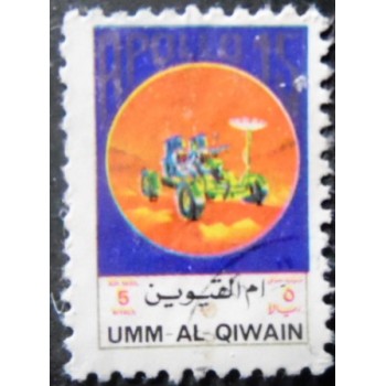 Selo postal de Umm Al Qwain de 1972 Apollo 15