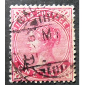 Selo postal da Índia de 1900 Queen Victoria 1