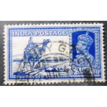 Selo postal da Índia de 1937 Dak Camel